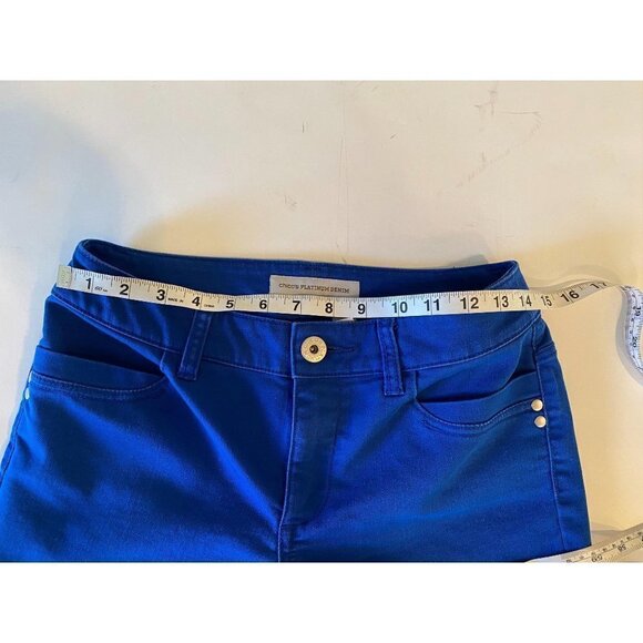 Chico's Platinum Blue Denim Ankle Jeans, Size 00 - Picture 7 of 9